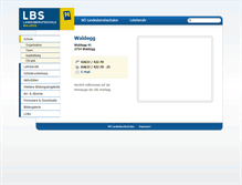 Tablet Screenshot of lbswaldegg.ac.at